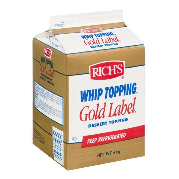 RICHS - WHIP TOPPING GOLD LABEL 4KG