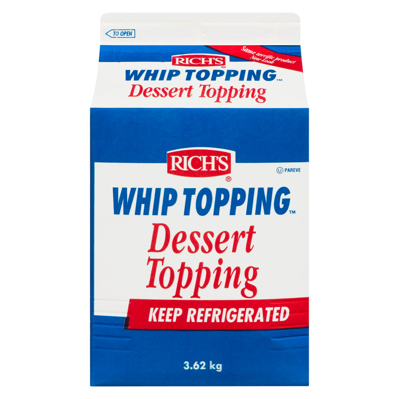 RICHS - WHIP TOPPING DESSERT FROZEN TPG 3.6KG