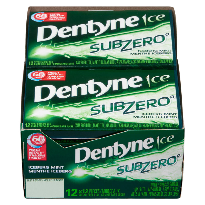 DENTYNE - SUBZERO ICEBERG MINT 12x12 PC