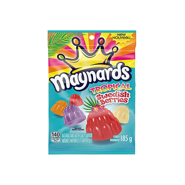 MAYNARDS - TROPICAL SWEDISH BERRIES 185GR