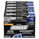 HALLS - SUGAR FREE EXTRA STRONG MENTHOL 20x9 EA