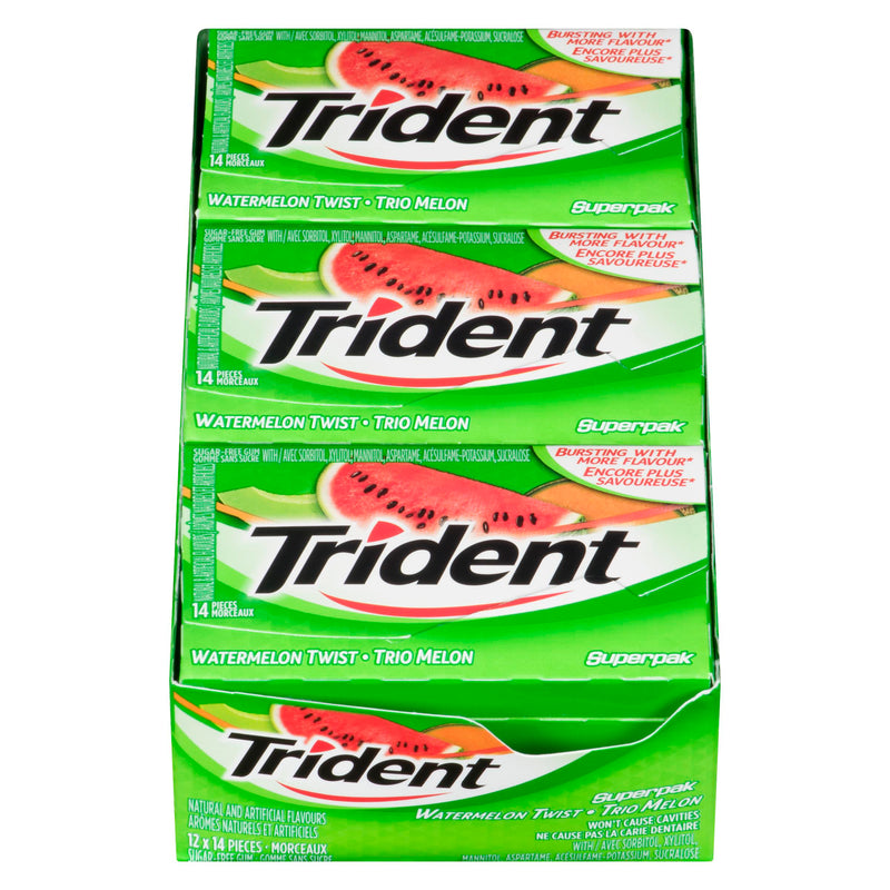 TRIDENT - WATERMELON 12x14EA