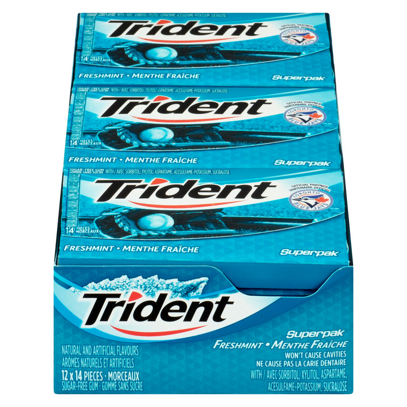 TRIDENT - FRESH MINT 12x14EA