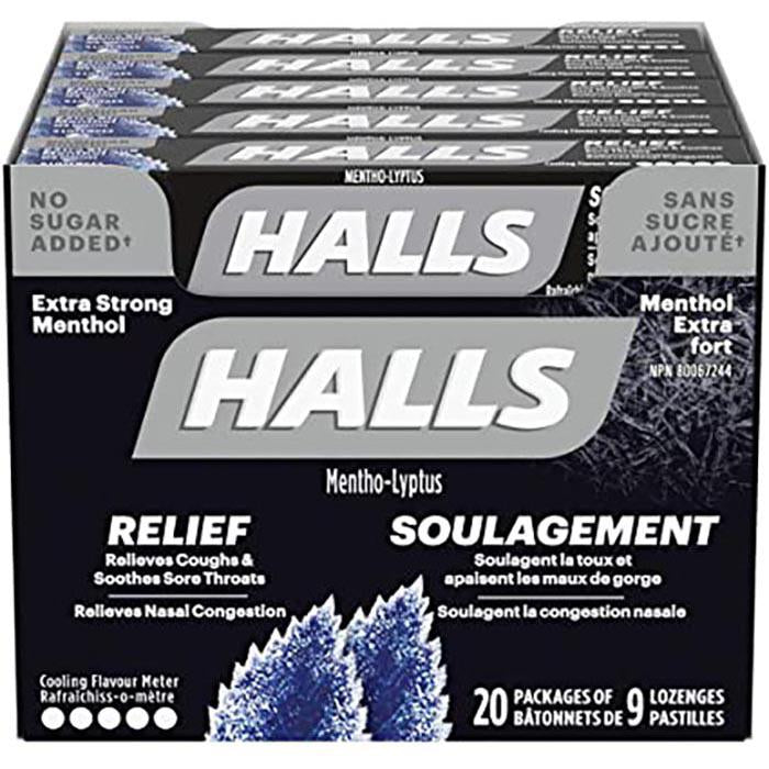 HALLS -  EXTRA STRONG 20x9EA