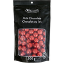 MCCORMICKS - RED FOIL WRAPPED MILK CHOCOLATE BALLS 500GR