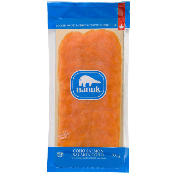 NANUK - SLICED SMOKED COHO SALMON 300GR