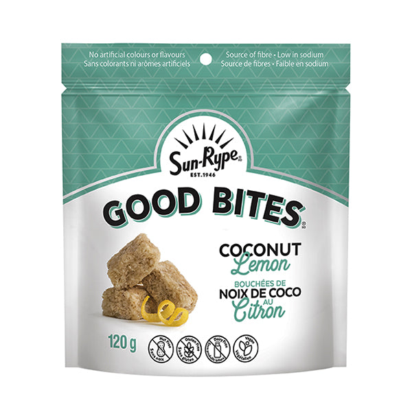 SUN RYPE - GOOD BITES COCONUT LEMON 120GR