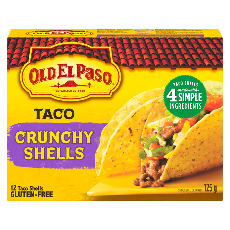 OLD EL PASO - HARD TACO  SHELLS 125GR