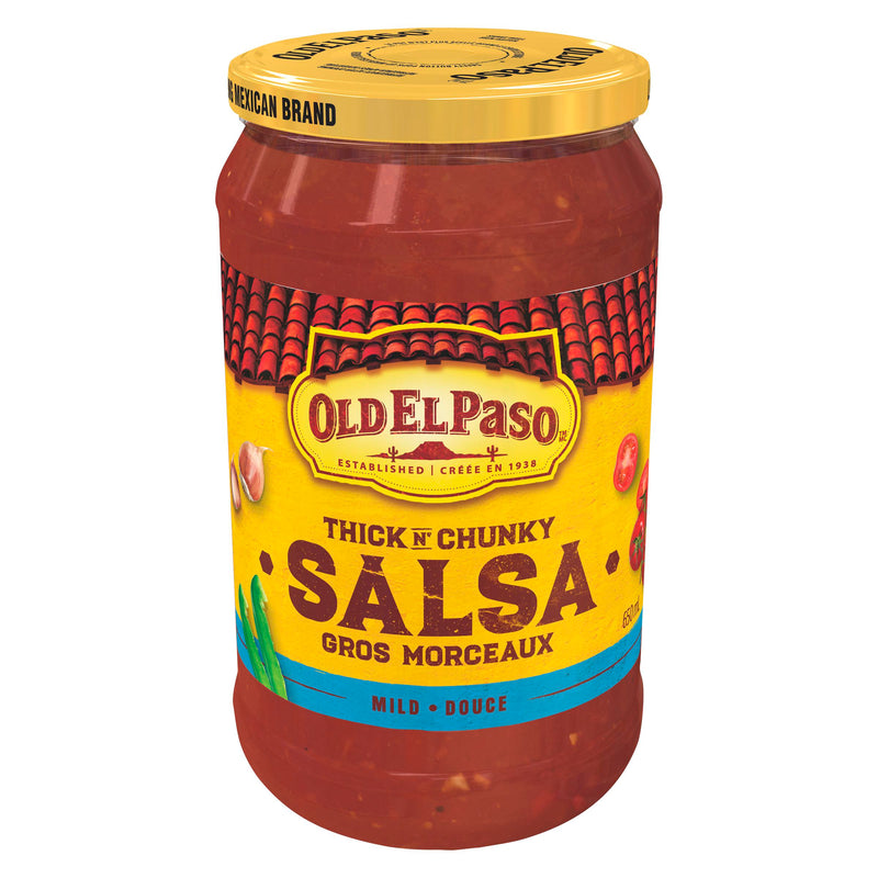 OLD EL PASO - THICK CHUNKY MILD SALSA 650ML