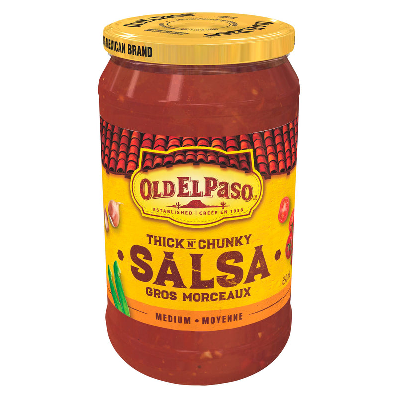 OLD EL PASO - THICK CHUNKY MEDIUM SALSA 650ML