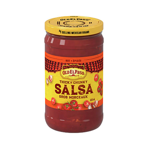 OLD EL PASO - THICK CHUNKY HOT SALSA 650M 650ML