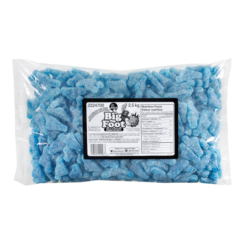 ALLAN - SOUR BLUE RASPBERRY  BIG FOOT 2.5KG