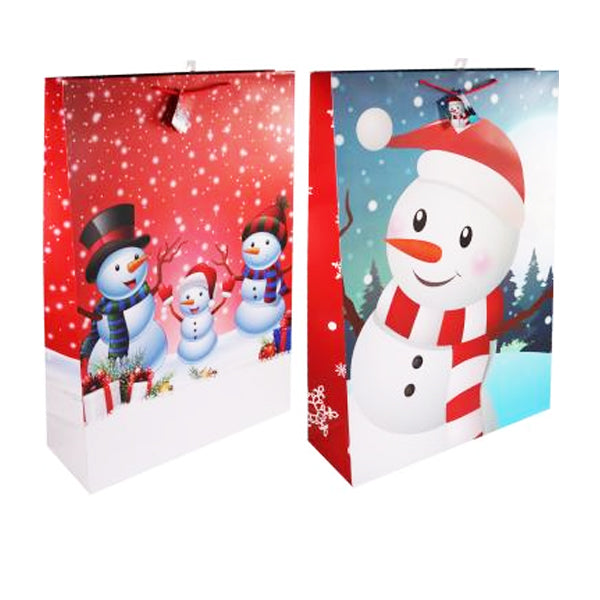 PK - GIANT VERTICAL XMAS GIFT BAG ASSORTED 1 UN