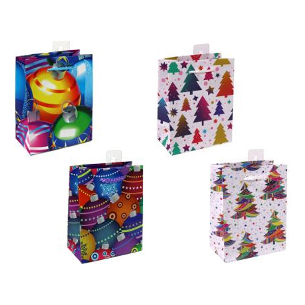 PK DOUGLASS - SMALL XMAS BAGS ASSORTED TREES/BALLS 1 UN