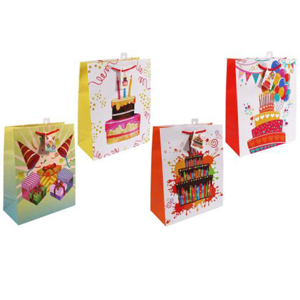 \ - LARGE PARTY NO WRITING GIFT BAG EA