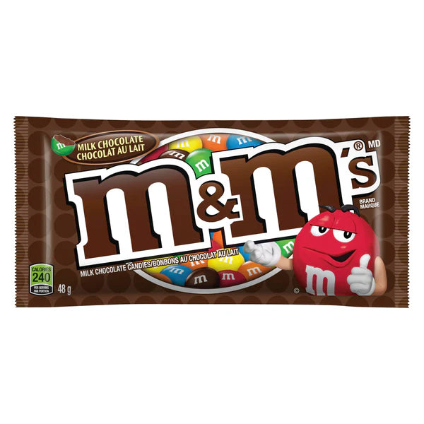 M&M - MILK CHOCOLATE 6x24x48 GR