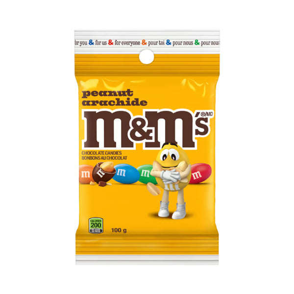 MARS - M&M PEANUT PEG 100GR