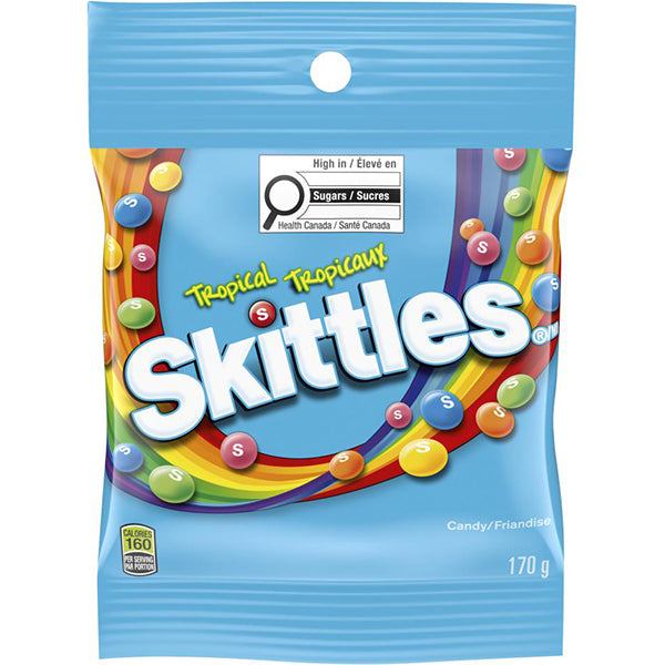 SKITTLES - TROPICAL 170GR
