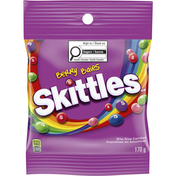 SKITTLES - WILDBERRY 170GR