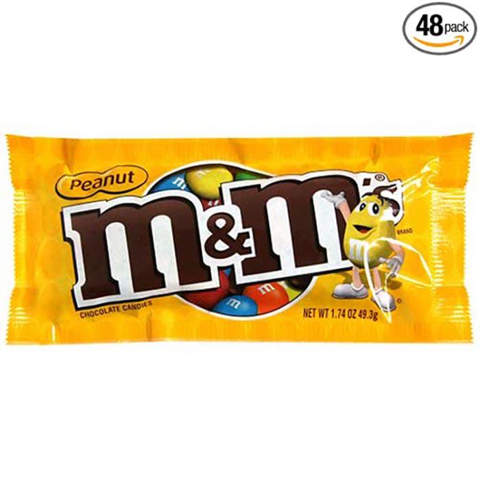 MARS - M&M PEANUT CANDIES 49GR
