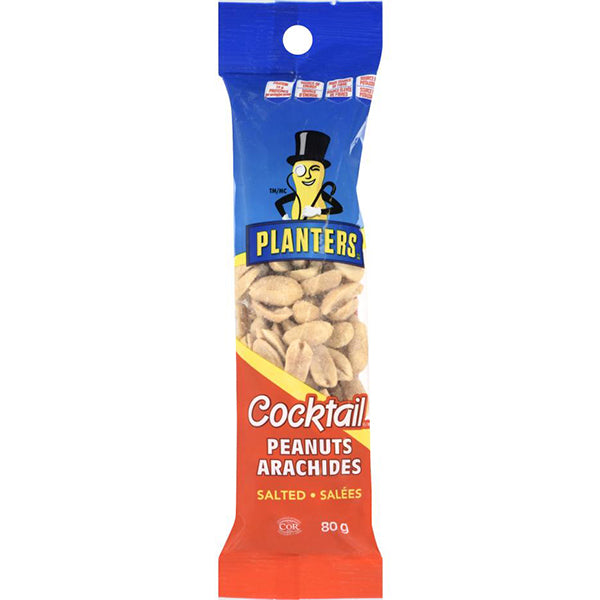 PLANTERS - PEANUTS BLANCHED ROASTED SALTED 80GR