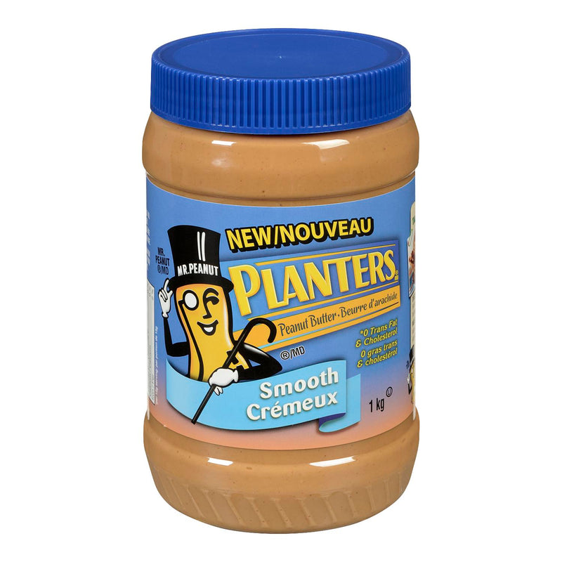 PLANTERS - PEANUT BUTTER SMOOTH 1KG