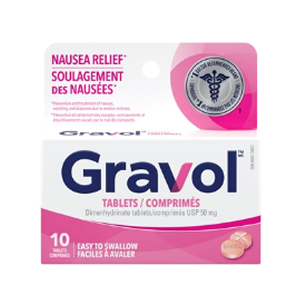 GRAVOL - ADULTS 50MG 10EA