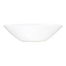 GLAZED WHITE BOAT SHAPPED CERAMIC DISH 17.3x5.7x4.9IN 1UN