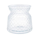 GLASS VASE CLEAR 3x4.1IN 1UN