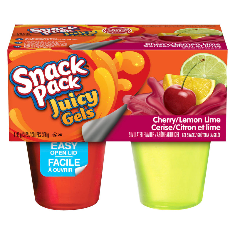 HUNTS - JUICY GELS CHERRY LEMON LIME 4x99GR