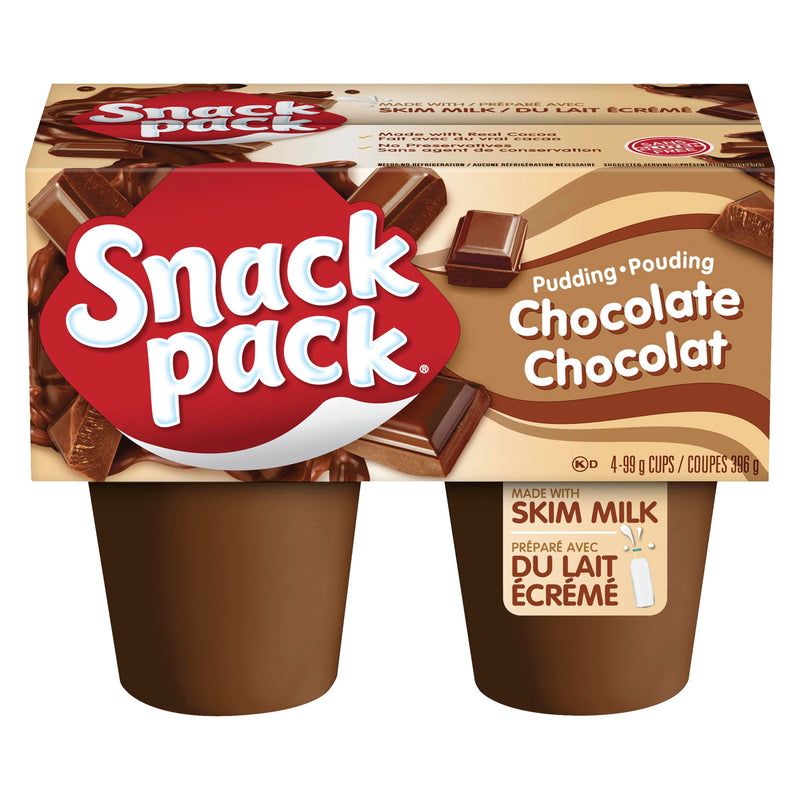 HUNTS - CHOCOLATE PUDDING 4x99 GR