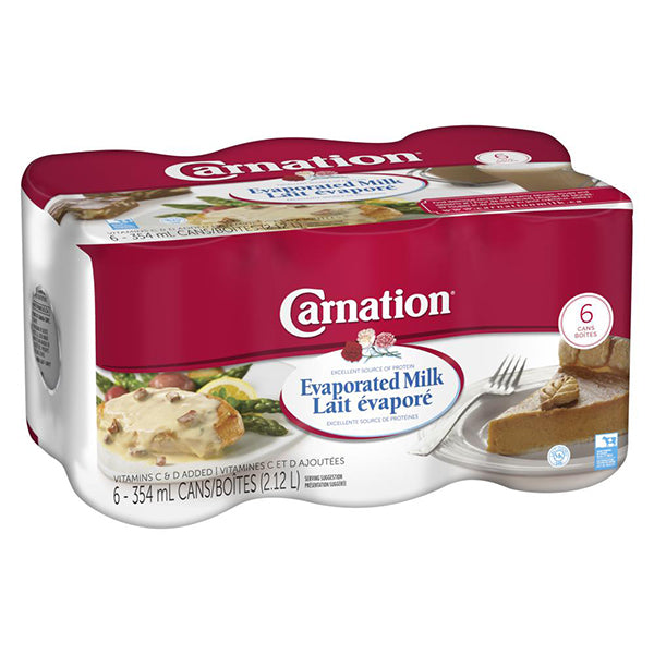 CARNATION - EVAPORATED MILK 6x354 ML