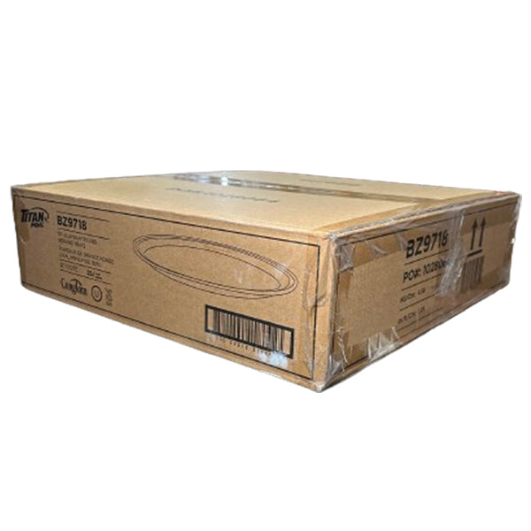 TITAN - 18" ROUND ALUMINUM SERVING TRAY 5x5 PK