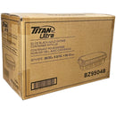 TITAN - 52OZ BLACK/GOLD ENTREE CONTAINER WITH LID 2x25 EA