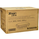 TITAN - 72OZ BLACK/GOLD ENTREE CONTAINER WITH LID 2x25PK