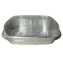 TITAN - 52oz SILVER ENTREE CONTAINER WITH LID 50EA