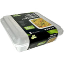 CAFE EXPRESS - WHITE  RECTANGLE CONTAINER COMBO 52OZ 12x3 EA