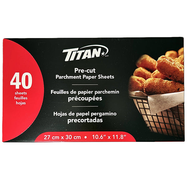 1TITAN - PARCHMENT PAPER SHEETS 27x30cm 40EA