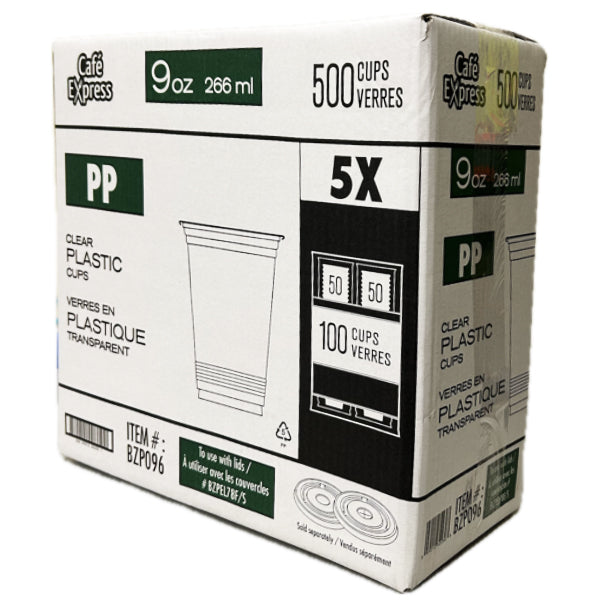 CONGLOM - 9 OZ CLEAR PLASTIC CUP PP 5x100 CT