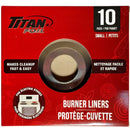 TITAN-FOIL - SMALL ELECTRIC BURNER LINERS 24x10 PK