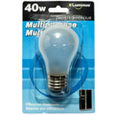 LUMINUS - 40W FROSTED MULTIPURPOSE EA