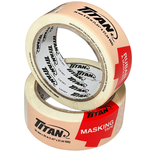 TITAN - MASKING TAPE 36MMX25M 1EA