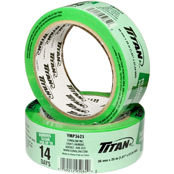 TITAN - PAINTERS MASKING TAPE 36MMX25M 1EA