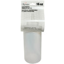 RESTO - 16oz  CLEAR WIDE MOUTH SQUEEZE BOTTLE WITH LID EA