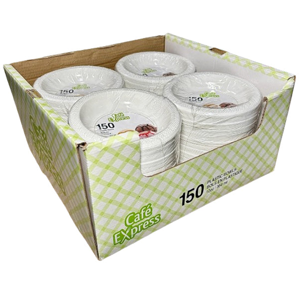 CAFE EXPRESS - 12OZ PLASTIC BOWL 4x150 CT