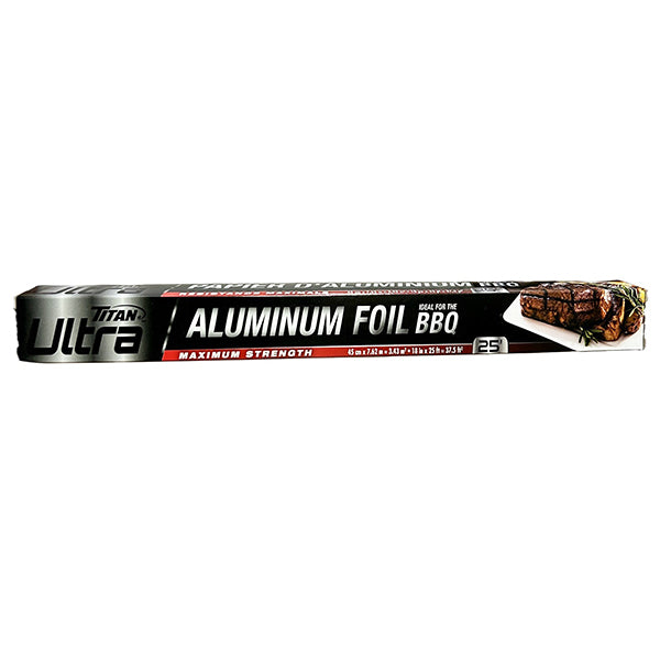 TITAN - 18" ULTRA ALUMINUM FOIL 25FT 1EA