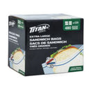 TITAN - CLIK ZIP LARGE FREEZER BAG 12EA