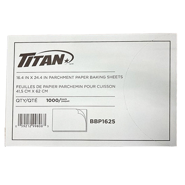 TITAN - PARCHMENT SHEETS 16.4"X24.4" 1000EA