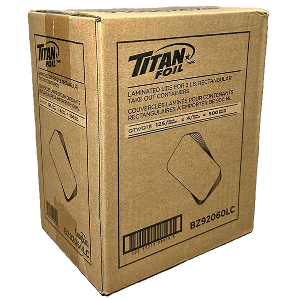 TITAN - LID FOR 2LB OBLONG CONTAINERS 4x125 EA