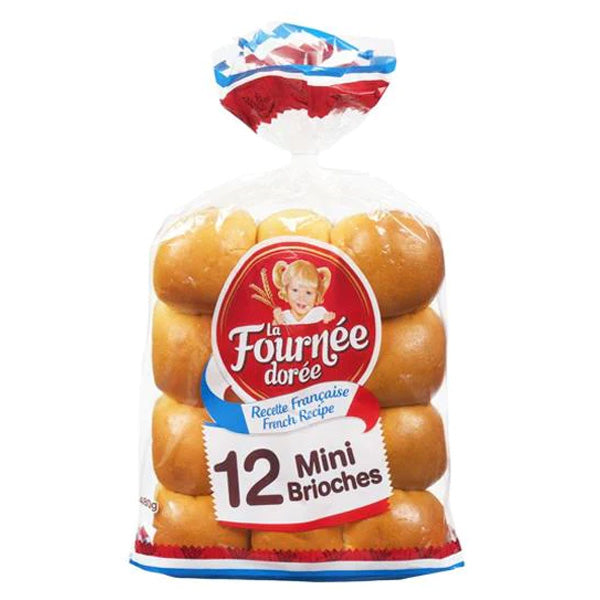 LA FOURNEE DOREE - BRIOCHE MINI BUNS 480GR